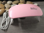 Mini UV LED valo, 127x66x16mm, pinkki, 1kpl POSTIPAKETTI TOIMITUS