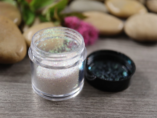Glitter, valkoinen, n.4g, 1kpl POSTIPAKETTI TOIMITUS