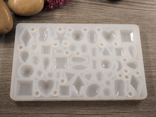 Silikonimuotti kuviot, 66x106x6mm, 1kpl