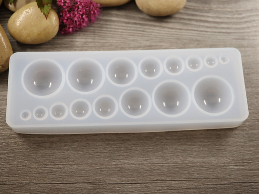 Silikonimuotti ympyrät, 135x45x5mm, 1kpl