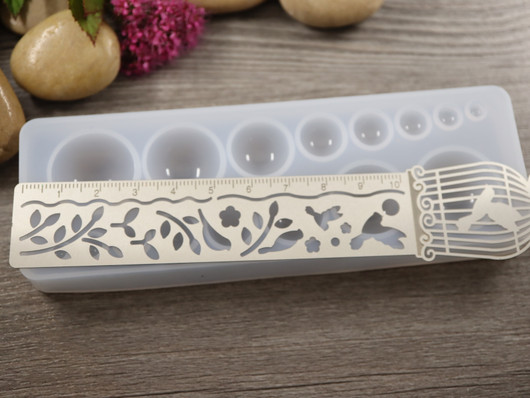 Silikonimuotti ympyrät, 135x45x5mm, 1kpl