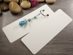 Korukortti, 15x5cm, valkoinen, 1kpl