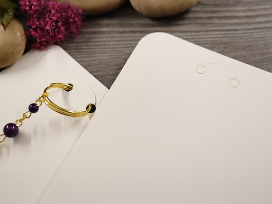 Korukortti, 12.5x7.5cm, valkoinen, 1kpl