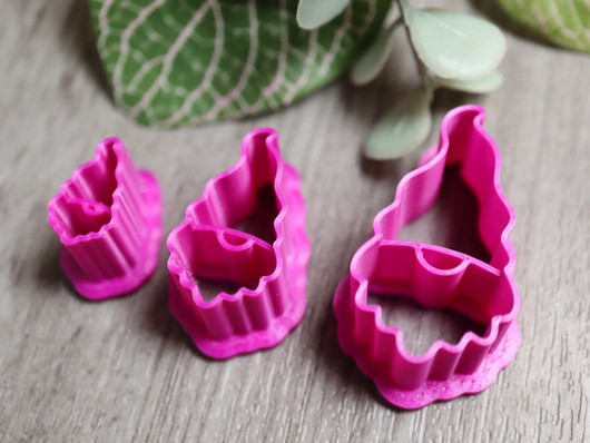 Muotti tonttu, 15mm/25mm/35mm, 1kpl