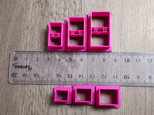 Muotti kirja, 20mm/25mm/30mm, 1kpl