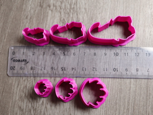 Muotti tonttu, 20mm/30mm/40mm, 1kpl