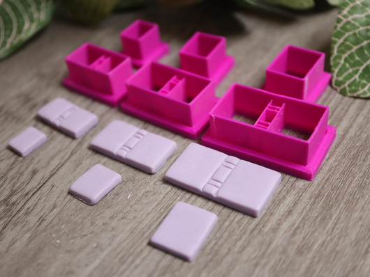 Muotti kirja, 20mm/25mm/30mm, 1kpl