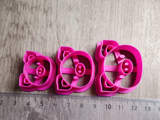 Muotti possu, 20mm, 25mm, 30mm, 1kpl