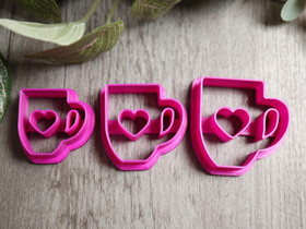 Muotti kuppi, 25mm/ 30mm/ 35mm, 1kpl