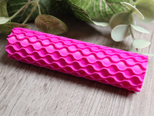 Kuviorulla aalto, 10x2.6cm, 1kpl, POSTIPAKETTI TOIMITUS