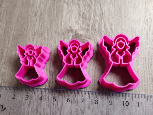 Muotti enkeli, 25mm/30mm/35mm, 1kpl