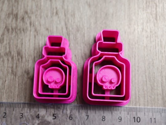 Muotti myrkkypullo, 35mm, 40mm, 1kpl