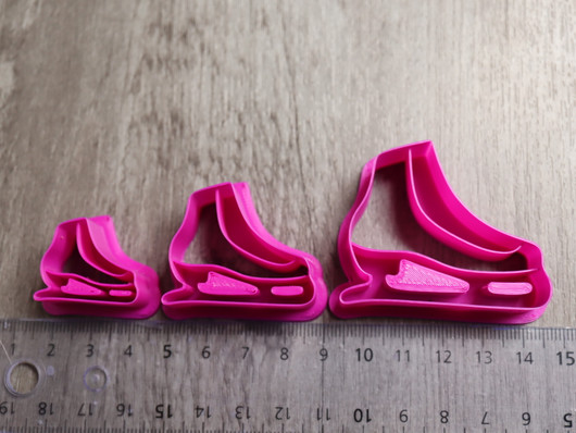 Muotti luistin, 20mm/30mm/40mm, 1kpl