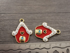 Taloriipus, 26x21mm, moniväri, 1kpl