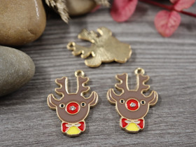 Pororiipus, 27x20mm, moniväri, 1kpl