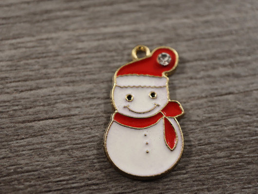 Lumiukkoriipus, 25x15mm, moniväri, 1kpl