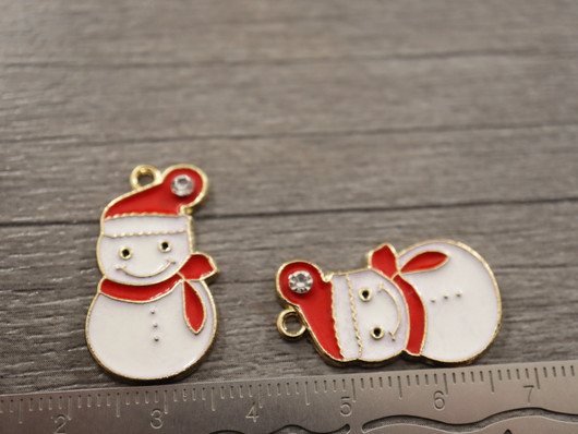 Lumiukkoriipus, 25x15mm, moniväri, 1kpl