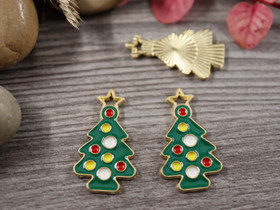 Kuusiriipus, 24x13mm, moniväri, 1kpl