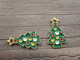 Kuusiriipus, 24x13mm, moniväri, 1kpl