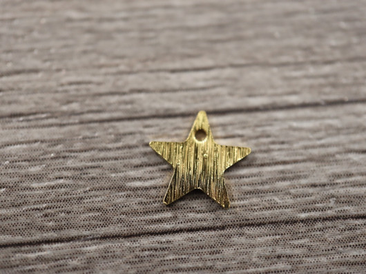 Tähtiriipus, 8x8mm, 24K/kulta, 1kpl