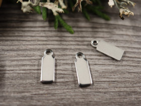 Suorakulmioriipus, 11x4mm, rst, 1kpl