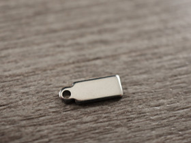 Suorakulmioriipus, 11x4mm, rst, 1kpl