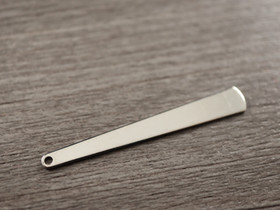 Suorakulmioriipus, 43x6mm, kromi, 1kpl