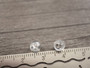Korvakorun tausta, 4.5x5mm, rst, 10kpl