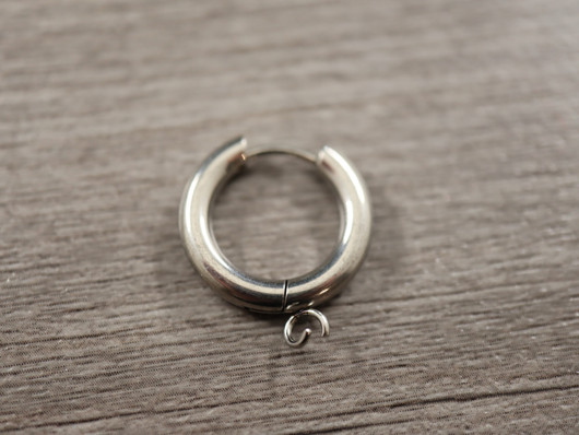 Korvakorurengas huggie,  20x18x3mm, rst, 1pari