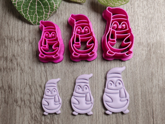 Muotti pingviini, 30mm/35mm/40mm, 1kpl