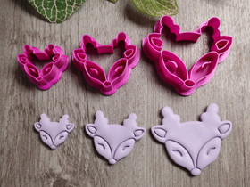 Muotti peura, 30mm/35mm/40mm, 1kpl