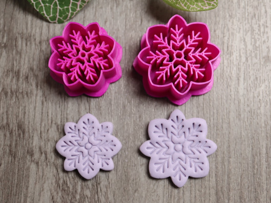 Muotti lumihiutale, 30mm/35mm, 1kpl