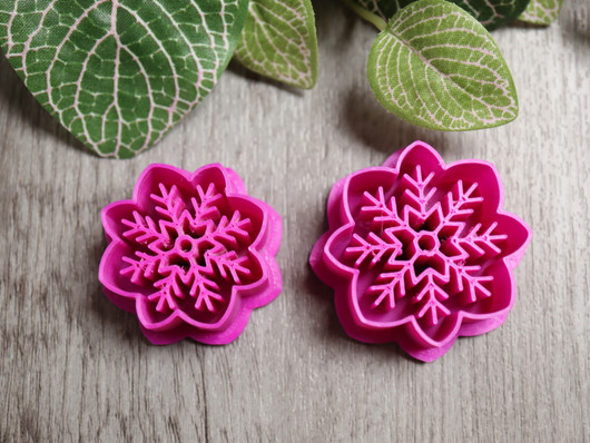 Muotti lumihiutale, 30mm/35mm, 1kpl