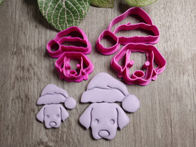 Muotti koira+hattu, 45mm/60mm, 1kpl