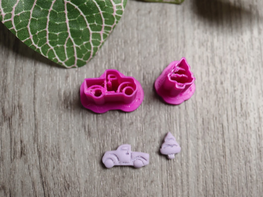 Muottisetti auto ja puu, 15mm+10mm, 1setti