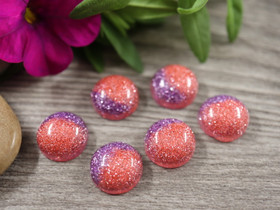 Kapussi loiste, 12mm, liila/pinkki, 1kpl