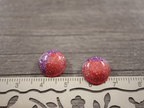 Kapussi loiste, 12mm, liila/pinkki, 1kpl