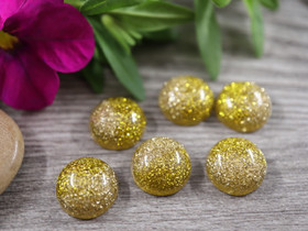 Kapussi loiste, 12mm, kulta, 1kpl