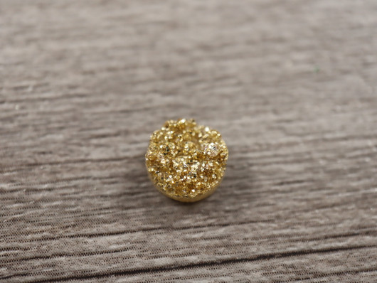 Kapussi rösöpinta, 8mm, shamppanja/kulta, 1kpl