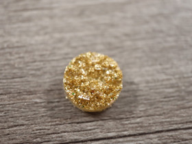 Kapussi rösöpinta, 12mm, shamppanja/kulta, 1kpl