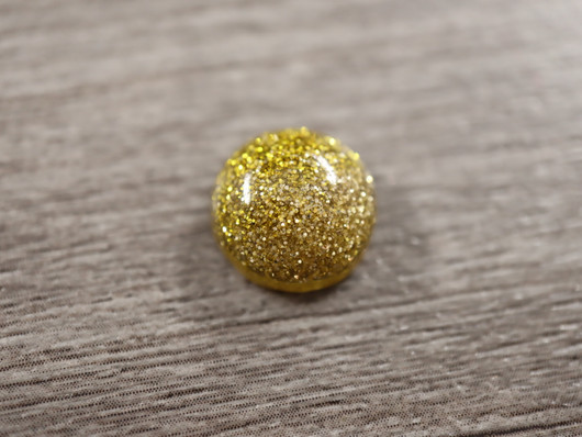 Kapussi loiste, 12mm, kulta, 1kpl