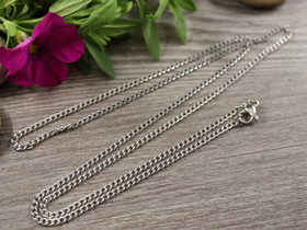 Ankkuriketju/ valmisketju, 3x2x0.6mm/ 60cm, rst, 1kpl