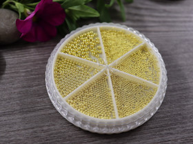 Metallihelmi rasia, erikoisia, kulta, 1kpl