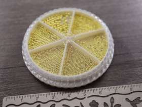 Metallihelmi rasia, erikoisia, kulta, 1kpl