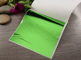 Lehtimetalli-arkki, 9x8cm, vihreä, 10arkkia