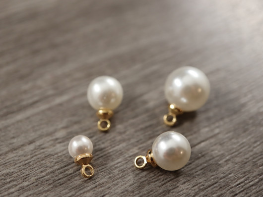 Tappi riipuspidike, 8x4x1mm, 18K/kulta, 10kpl