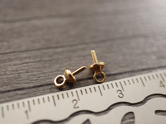 Tappi riipuspidike, 8x4x1mm, 18K/kulta, 10kpl