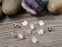 Korvakorun tausta, 6x4.5mm, kirkashopea/925, 10kpl