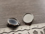 Korvakoruklipsi kapussille, 12mm, rst, 1pari