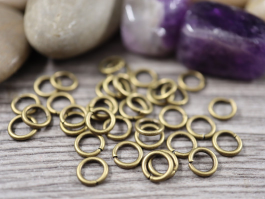 Välirengas, 6x1mm, avattava, pronssi, 100kpl